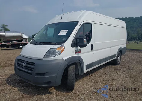 2015 Ram Promaster 3500 High Roof z USA, uszkodzony, nr VIN 3C6URVJD9FE500381